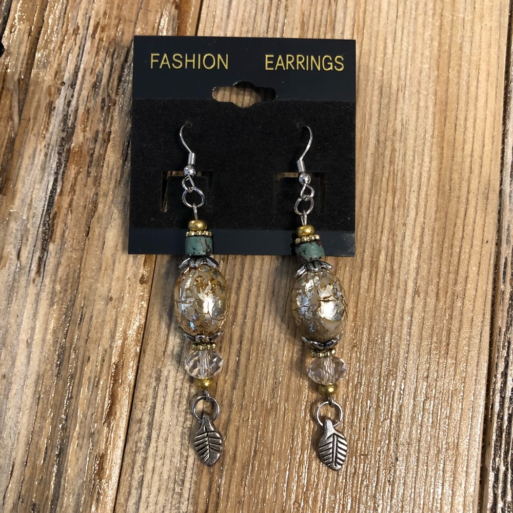 CustomMade Bollywood Style long silver Earrings
